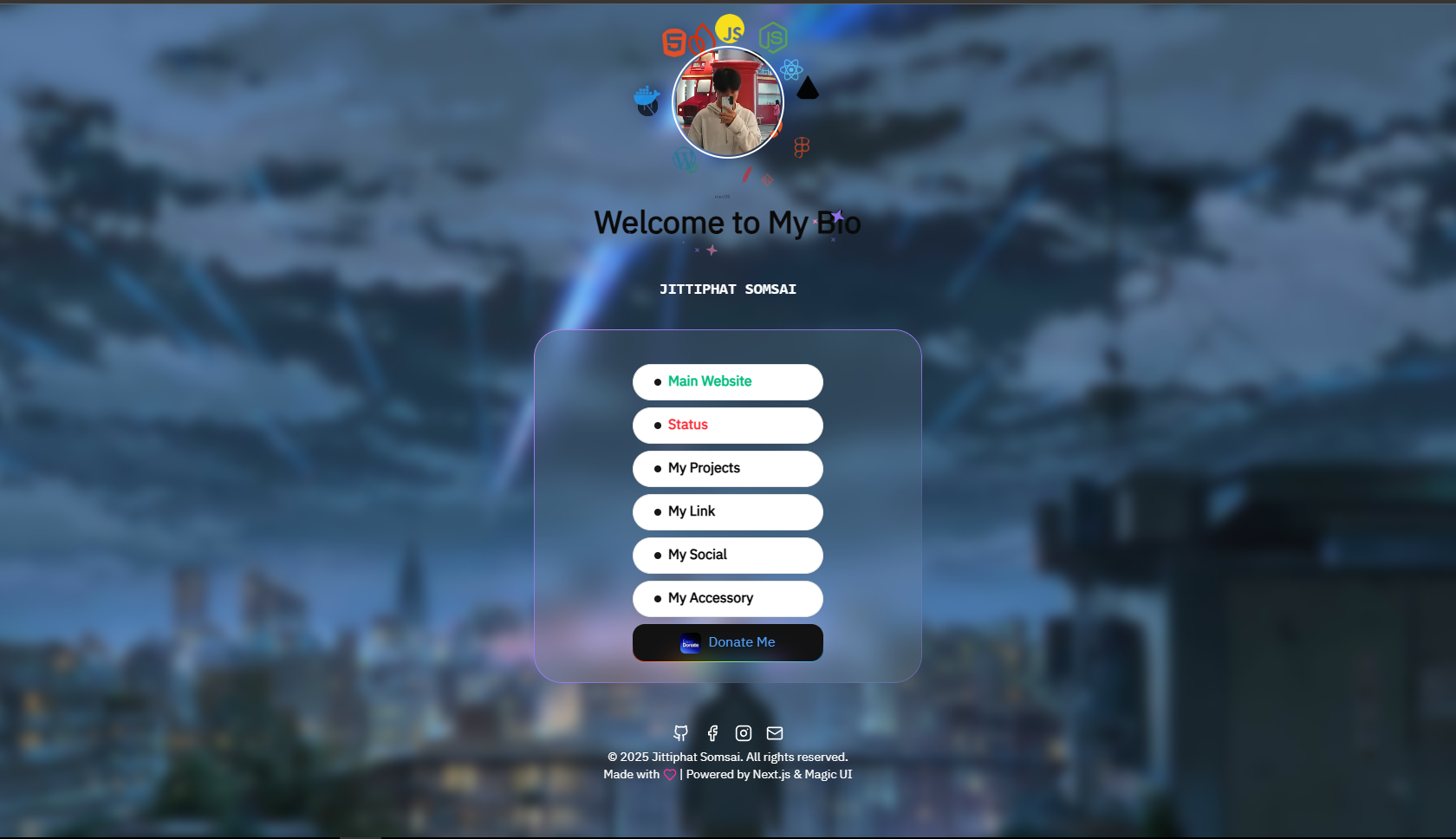 Bio Website